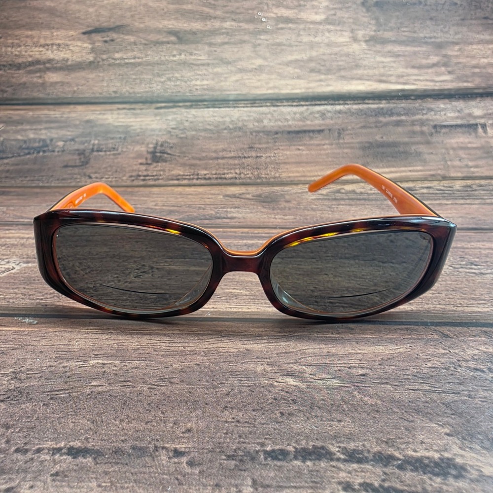 Kate Spade Claire/S 0TR6 Tortoise Orange Rectangle Sunglasses Italy 52-16-130